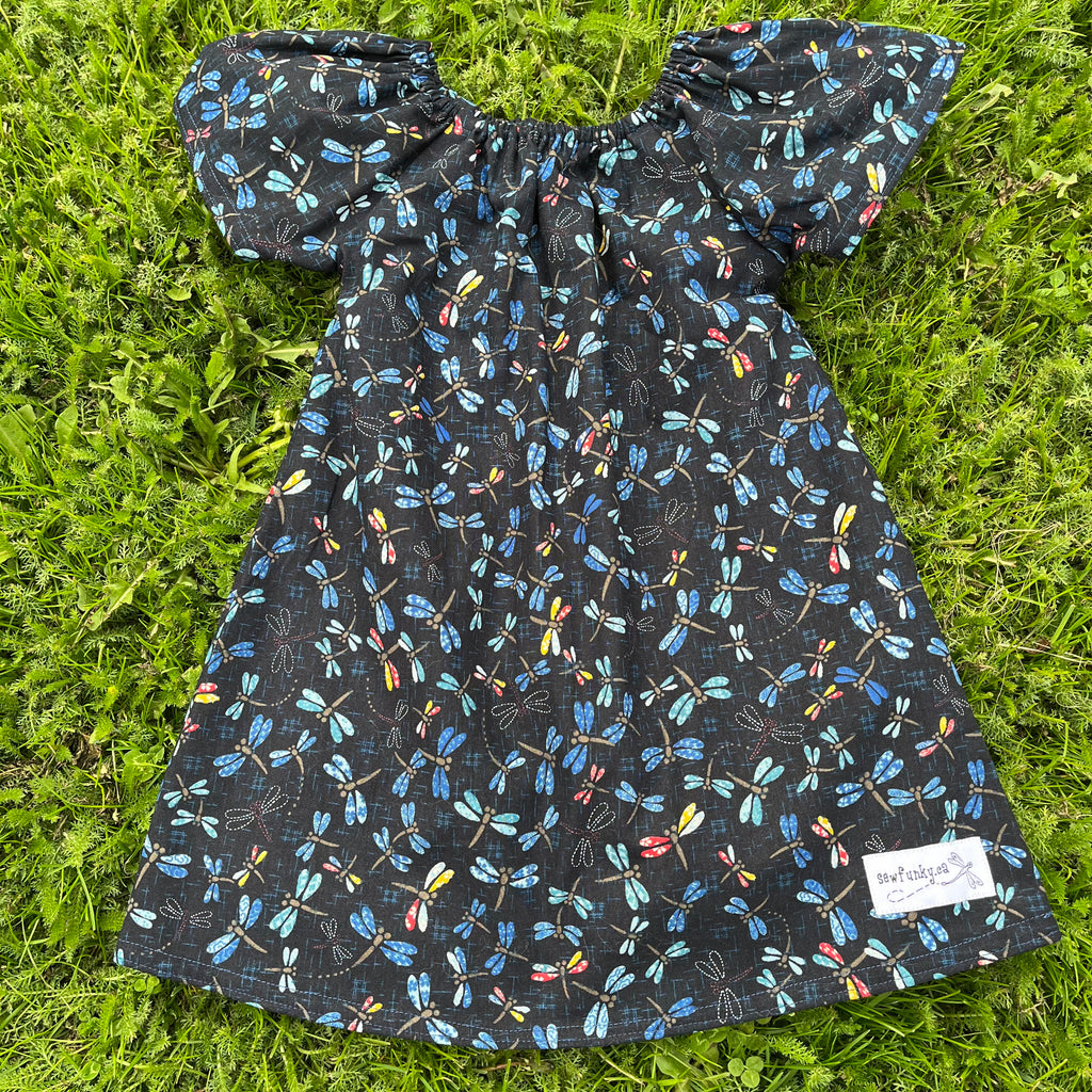 Sewfunky Pixie Dress - Dragonflies