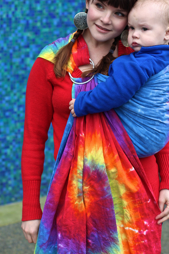 Sewfunky Hand Dyed Hemp Cotton Sling Rainbow