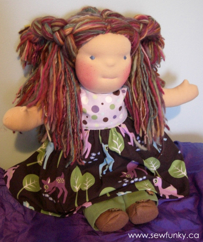 Sewfunky Waldorf Inspired Natural Doll