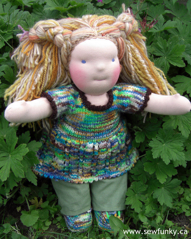 Sewfunky Waldorf Inspired Natural Doll