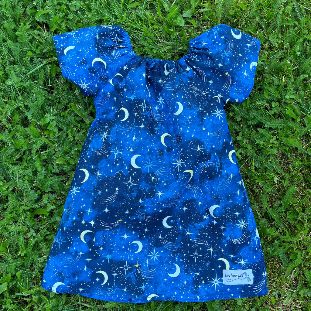 Sewfunky Pixie Dress - Moonchild