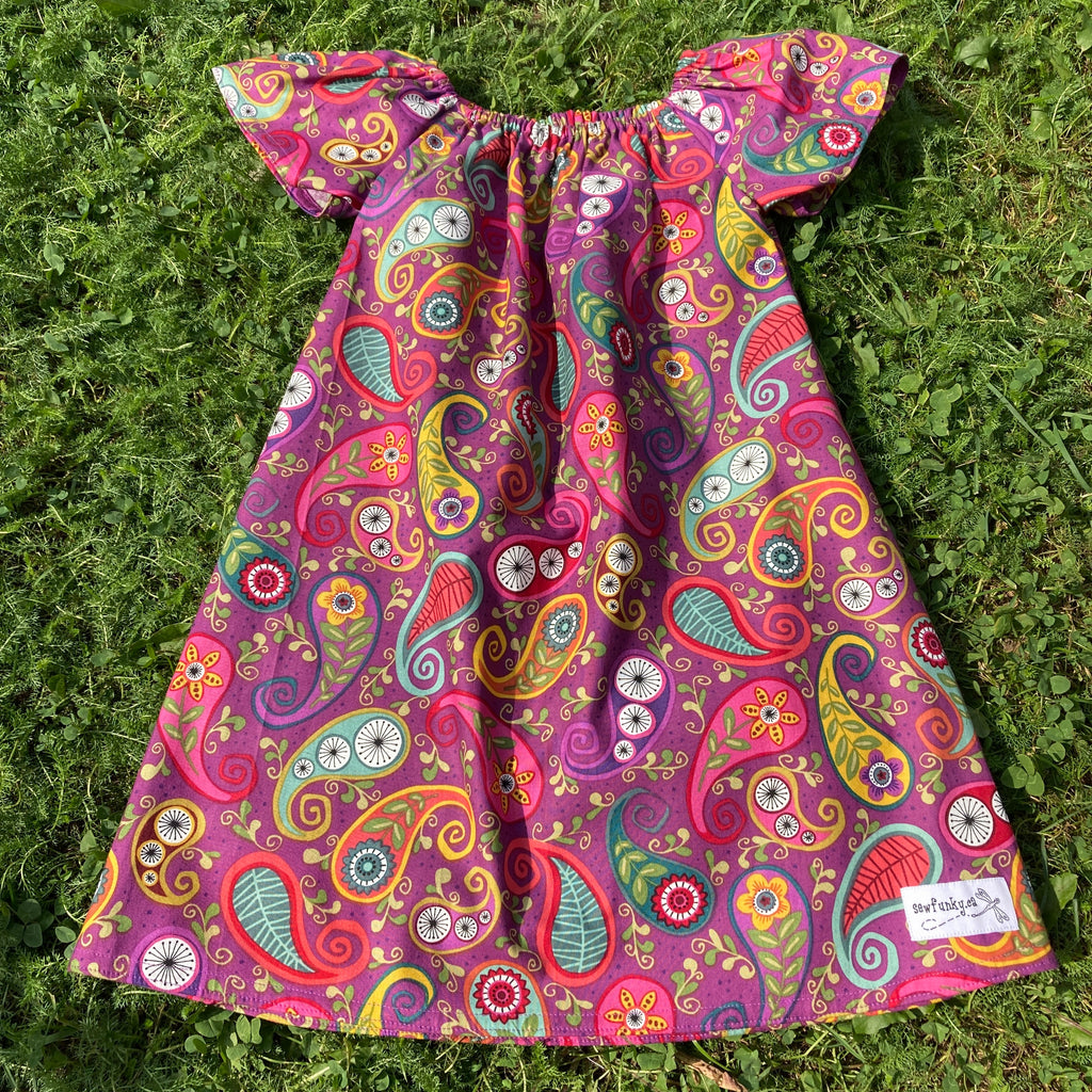 Sewfunky Pixie Dress Garden Strings