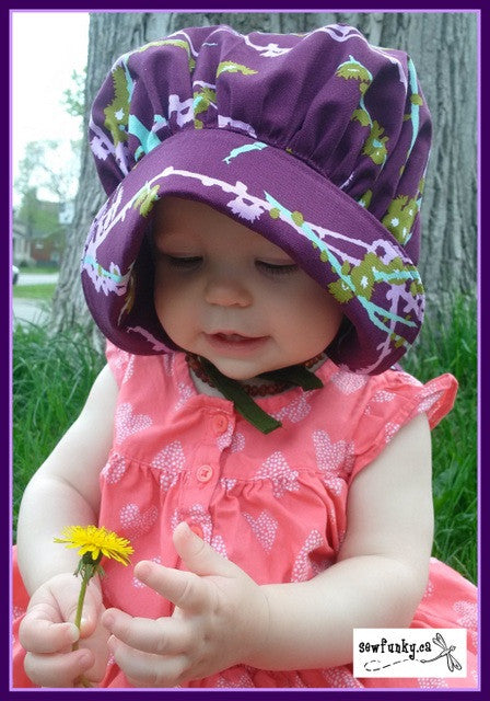 Sewfunky Sun Bonnet - Violet Sparrow