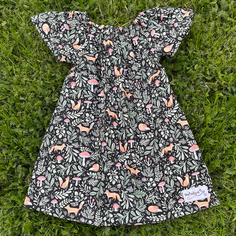Sewfunky Pixie Dress - Woodlandia