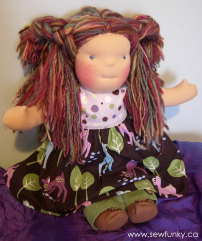 Sewfunky Waldorf Inspired Natural Doll