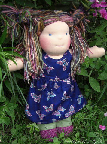 Sewfunky Waldorf Inspired Natural Doll