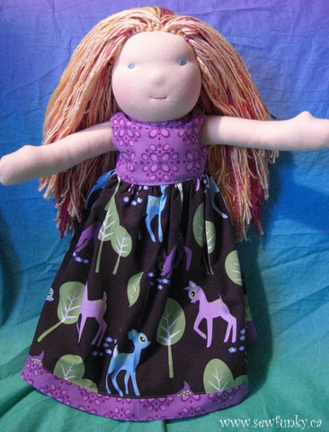 Sewfunky Waldorf Inspired Natural Doll