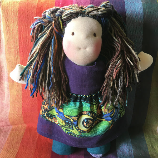 Sewfunky Waldorf Inspired Natural Doll Ready to Ship