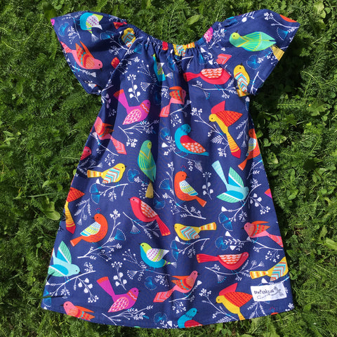 Sewfunky Pixie Dress - Bluebird