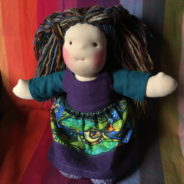 Sewfunky Waldorf Inspired Natural Doll Ready to Ship