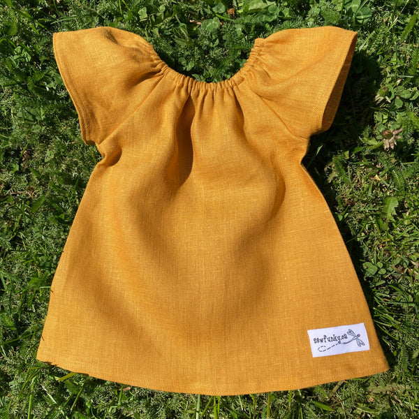 Sewfunky Pixie Dress 100% Linen Tunic