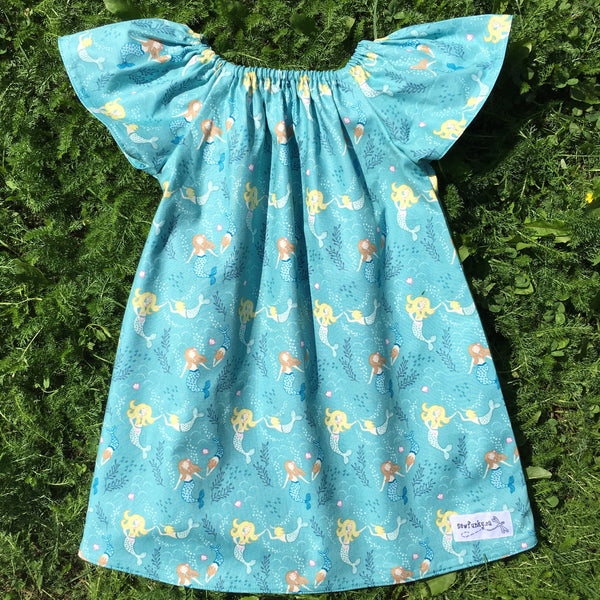 Sewfunky Pixie Dress Mermaid Mama