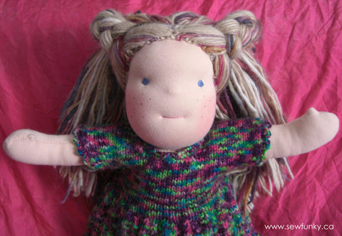 Sewfunky Waldorf Inspired Natural Doll