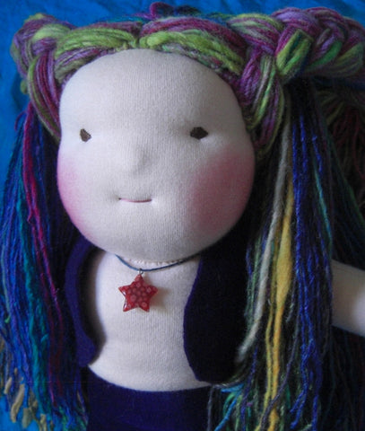 Sewfunky Waldorf Inspired Natural Mermaid Doll