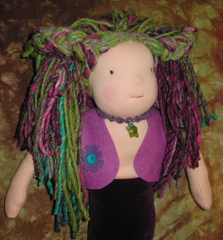Sewfunky Waldorf Inspired Natural Mermaid Doll