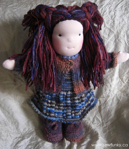 Sewfunky Waldorf Inspired Natural Doll