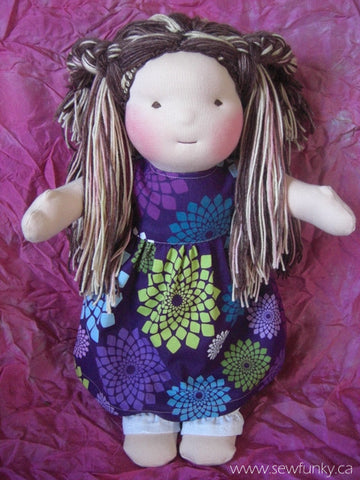 Sewfunky Waldorf Inspired Natural Doll