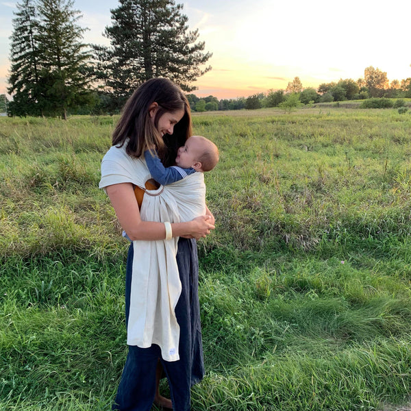 Sewfunky Linen Ring Sling - Luna