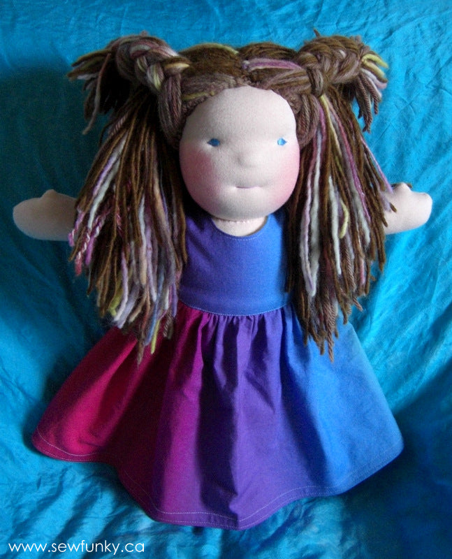 Sewfunky Waldorf Inspired Natural Doll