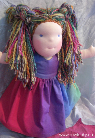 Sewfunky Waldorf Inspired Natural Doll