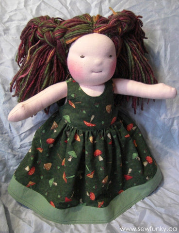Sewfunky Waldorf Inspired Natural Doll